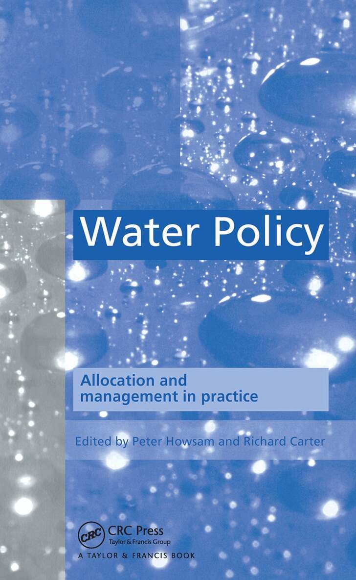 P. Howsam, R.C. Carter - Water Policy, Häftad. Tillgänglighet: Lägg i varukorg