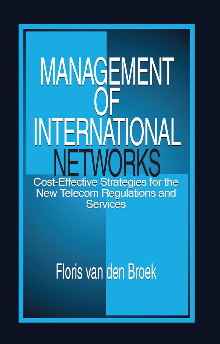 Floris van den Broek - Management of International Networks, Häftad