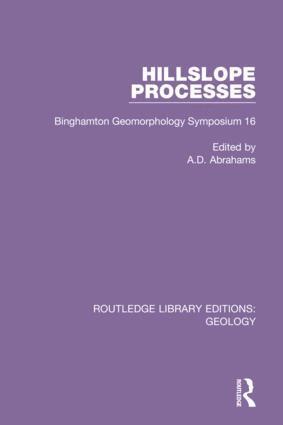 A.D. Abrahams - Hillslope Processes, Inbunden. Tillgänglighet: Lägg i varukorg