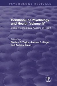 Handbook of Psychology and Health, Volume IV