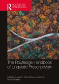 Routledge Handbook of Linguistic Prescriptivism