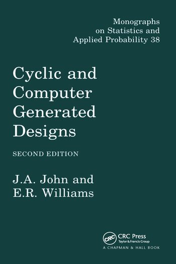 J.A. John, E.R. Williams - Cyclic and Computer Generated Designs, Häftad. Tillgänglighet: Lägg i varukorg
