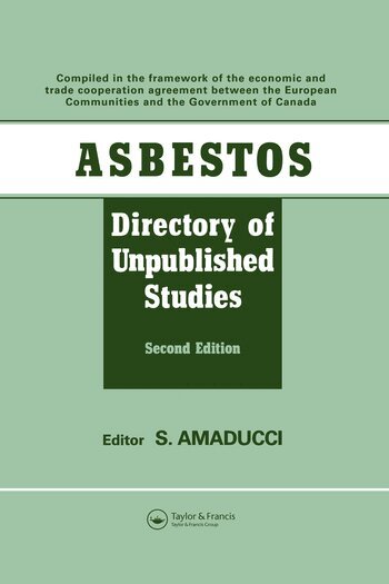 S. Amaducci - Asbestos, Häftad. Tillgänglighet: Lägg i varukorg