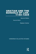 Gratian and the Schools of Law, 1140-1234
