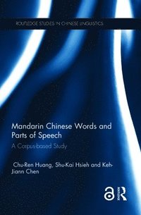 Mandarin Chinese Words and Parts of Speech