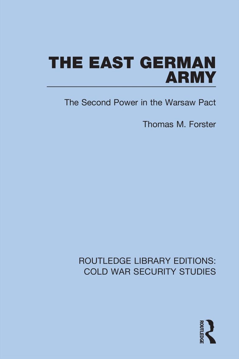 Thomas M. Forster - East German Army, Inbunden. Tillgänglighet: Lägg i varukorg