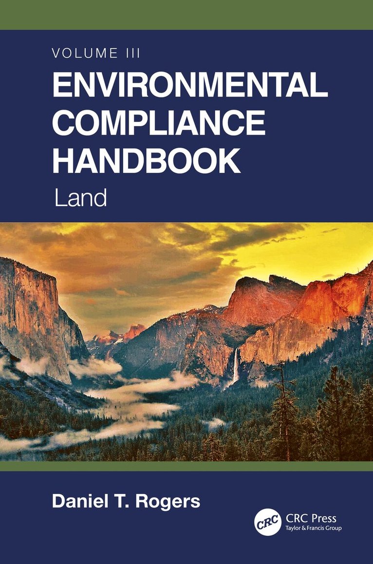 Daniel T. Rogers - Environmental Compliance Handbook, Volume 3, Inbunden. Tillgänglighet: Lägg i varukorg