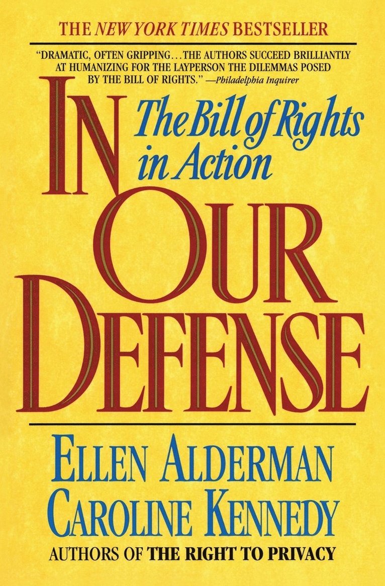 Ellen Alderman - In Our Defense, Häftad