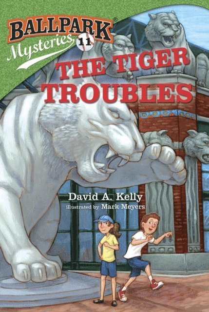 David A. Kelly - Ballpark Mysteries #11: The Tiger Troubles, E-bok