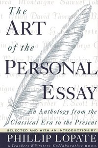 Art Of The Personal Essay