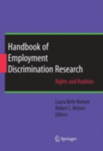 Robert L. Nelson, Laura Beth Nielsen - Handbook of Employment Discrimination Research, E-bok