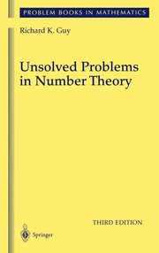 Unsolved Problems in Number Theory