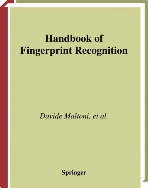 Salil Prabhakar, Anil K. Jain, Dario Maio, Davide Maltoni - Handbook of Fingerprint Recognition, E-bok