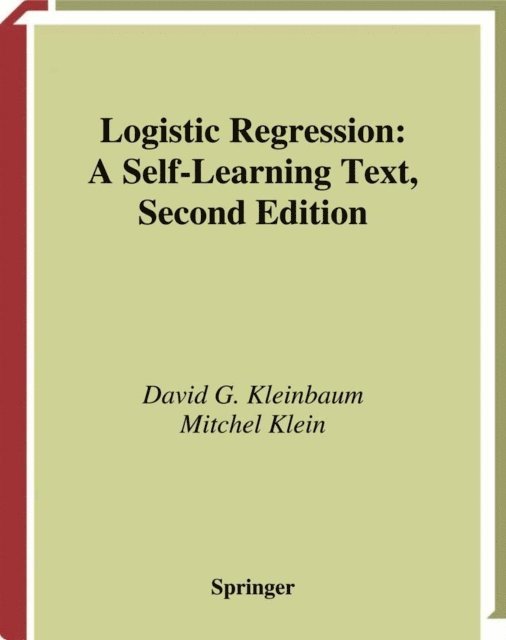 Mitchel Klein, David G. Kleinbaum - Logistic Regression, E-bok