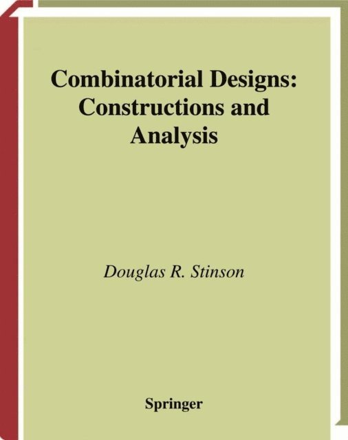 Douglas Stinson - Combinatorial Designs, E-bok. Tillgänglighet: Lägg i varukorg