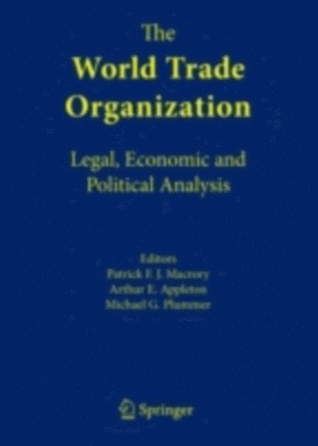 Michael G. Plummer, Arthur E. Appleton - World Trade Organization, E-bok