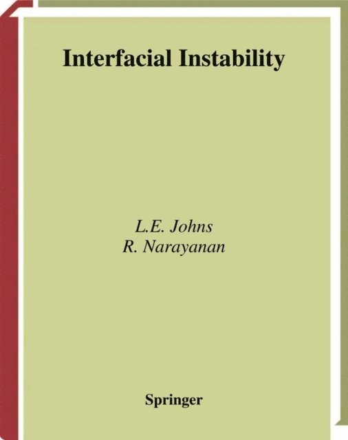 Ranga Narayanan, Lewis E. Johns - Interfacial Instability, E-bok