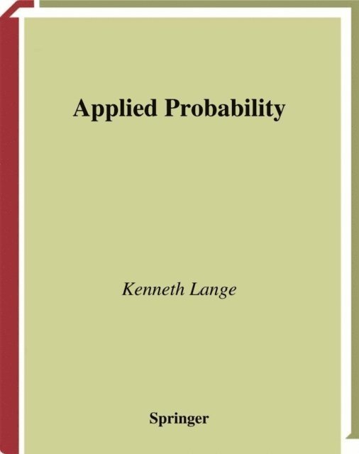 Kenneth Lange - Applied Probability, E-bok