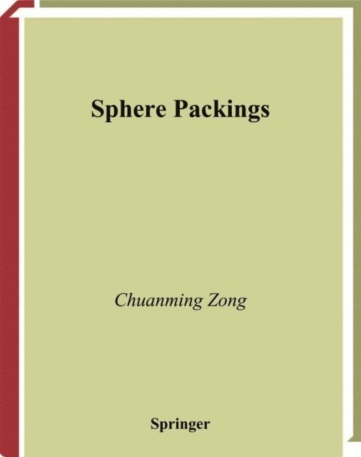 Chuanming Zong, John Talbot - Sphere Packings, E-bok