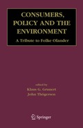 Consumers, Policy and the Environment