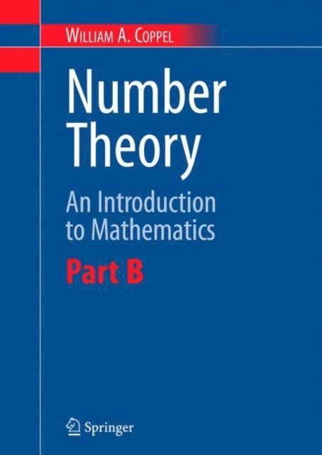 W.A. Coppel - Number Theory, E-bok. Tillgänglighet: Lägg i varukorg