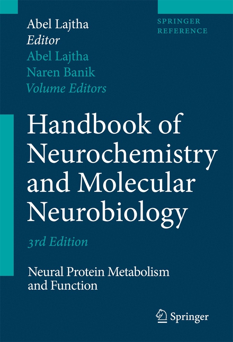 Lajtha, Abel Lajtha, Naren Banik - Handbook of Neurochemistry and Molecular Neurobiology, Inbunden
