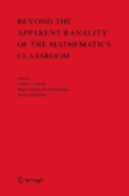 Anna Sierpinska, Marie-Jeanne Perrin-Glorian, Colette Laborde - Beyond the Apparent Banality of the Mathematics Classroom, E-bok