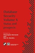 Database Security X