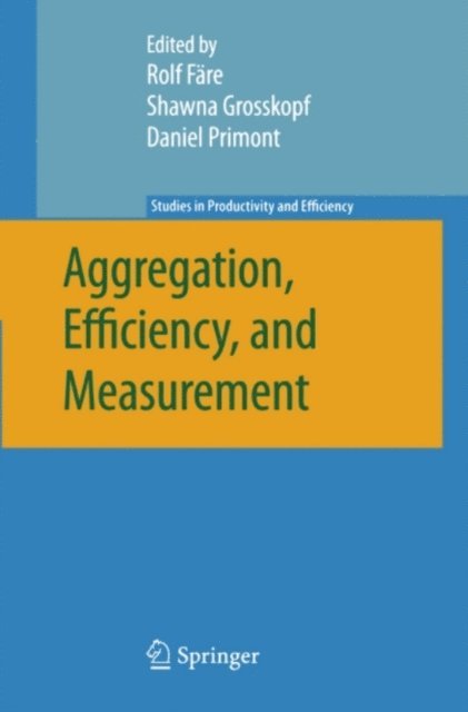 Daniel Primont, Shawna Grosskopf, Rolf Fare - Aggregation, Efficiency, and Measurement, E-bok
