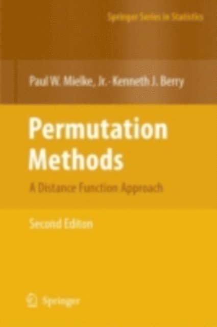 Kenneth J. Berry, Paul W. Mielke - Permutation Methods, E-bok