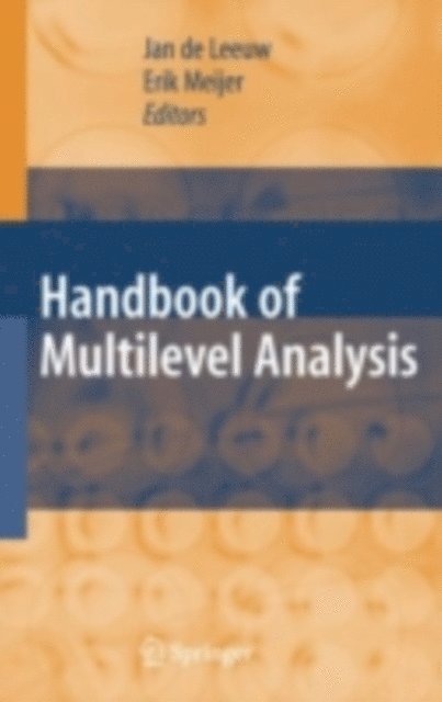 Erik Meijer, Jan Deleeuw - Handbook of Multilevel Analysis, E-bok