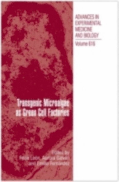 Emilio Fernandez, Aurora Galvan Cejudo, Rosa Leon - Transgenic Microalgae as Green Cell Factories, E-bok. Tillgänglighet: Lägg i varukorg