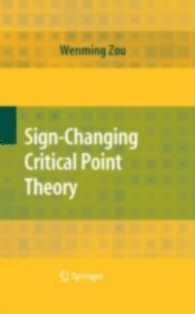Wenming Zou - Sign-Changing Critical Point Theory, E-bok
