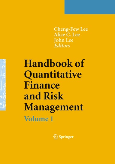 Handbook of Quantitative Finance and Risk Management av Cheng-Few Lee, John Lee