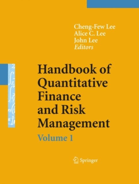 John Lee, Cheng-Few Lee - Handbook of Quantitative Finance and Risk Management, E-bok