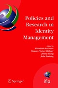 Policies and Research in Identity Management