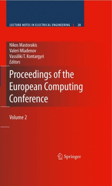 Vassiliki T. Kontargyri, Valeri Mladenov, Nikos Mastorakis - Proceedings of the European Computing Conference, E-bok