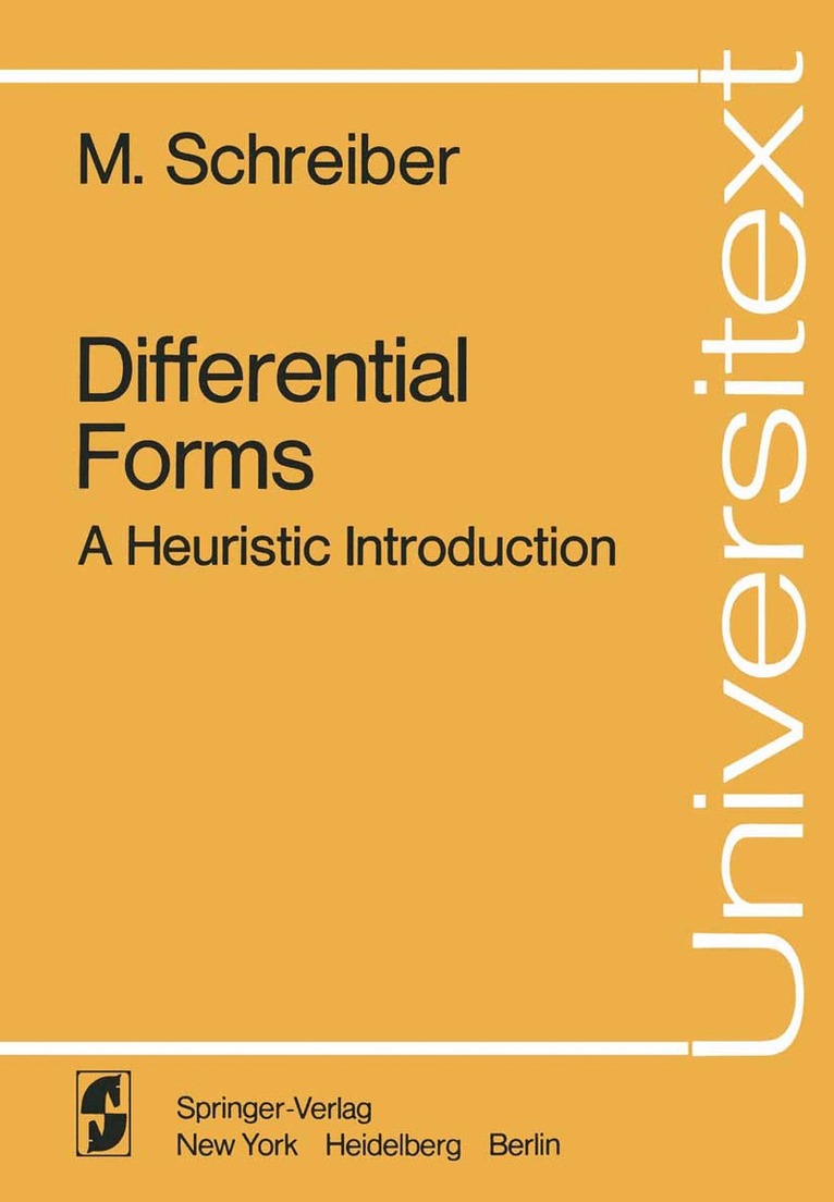 M. Schreiber - Differential Forms, Häftad. Tillgänglighet: Lägg i varukorg