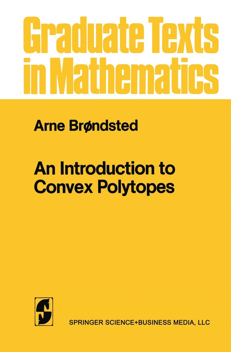 Arne Brondsted - Introduction to Convex Polytopes, Inbunden. Tillgänglighet: Lägg i varukorg