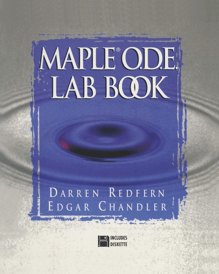 Darren Redfern, Edgar Chandler, Darren Redfern, Edgar Chandler - Maple® O.D.E. Lab Book, Övrigt