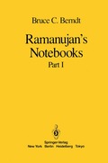 Ramanujan's Notebooks