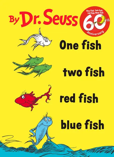 Dr. Seuss - One Fish Two Fish Red Fish Blue Fish, Inbunden