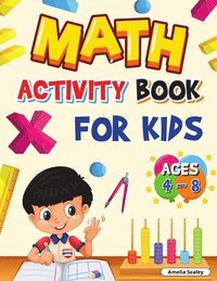 Math Activity Book for Kids Ages 4-8