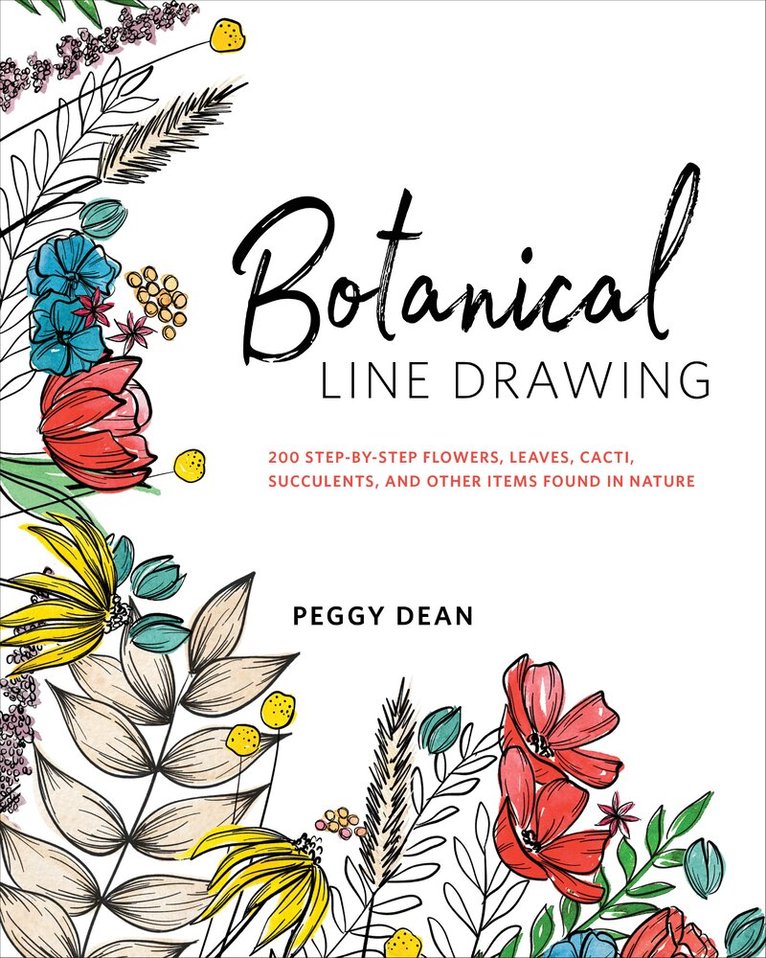 Peggy Dean - Botanical Line Drawing, Häftad