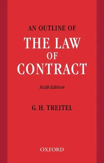 G. H. Treitel - An Outline of the Law of Contract, Häftad. Tillgänglighet: Lägg i varukorg