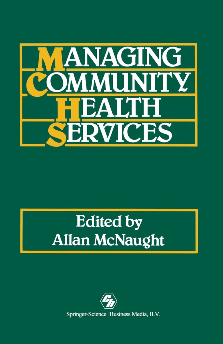 Allan McNaught - Managing Community Health Services, Häftad