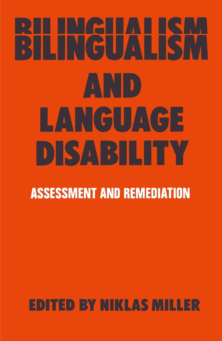 Bilingualism and Language Disability