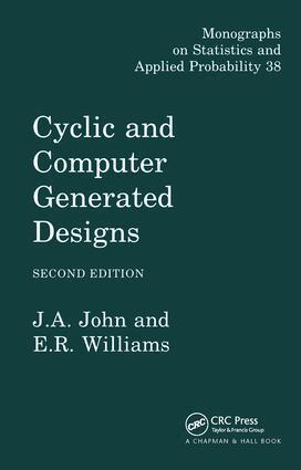 J.A. John, E.R. Williams - Cyclic and Computer Generated Designs, Inbunden. Tillgänglighet: Tillfälligt slut