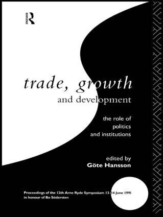 Göte Hansson - Trade, Growth and Development, Inbunden. Tillgänglighet: Lägg i varukorg