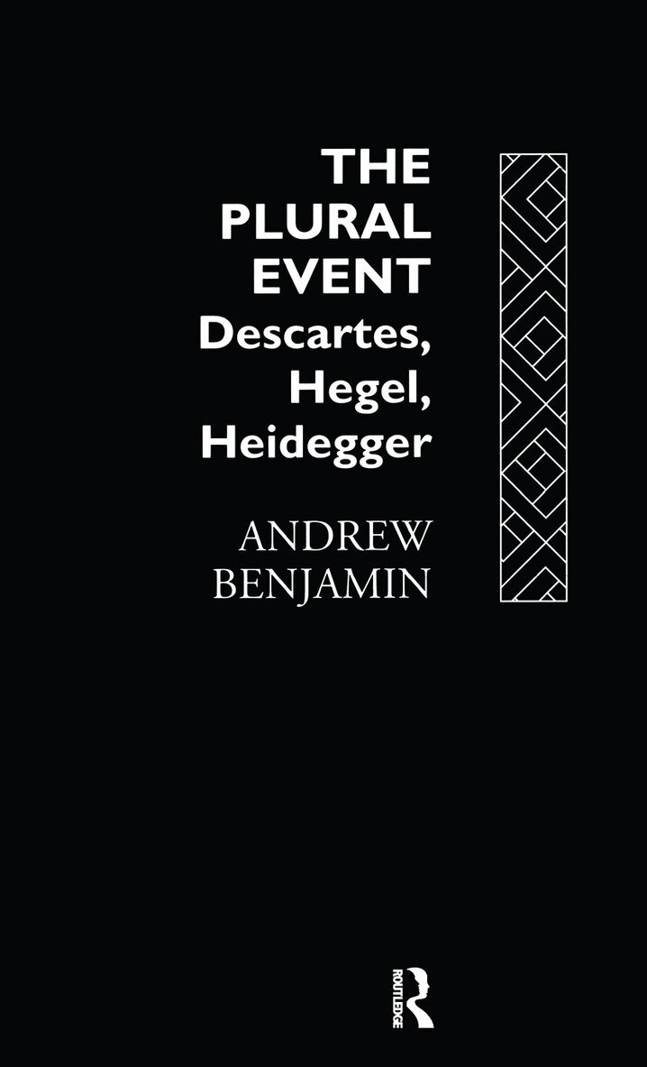 Andrew Benjamin - Plural Event, Inbunden